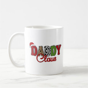 Daddy Claus Christmas Plaid Text Design-50095 Coffee Mug