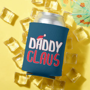 Daddy Claus Matching Santa Christmas Costume Can Cooler