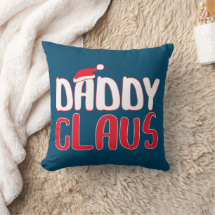 Daddy Claus Matching Santa Christmas Costume Cushion