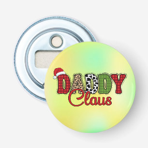 Daddy Claus Plaid Pattern-60095 Bottle Opener