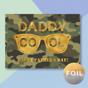Daddy Cool Military Funny Father's Day Card