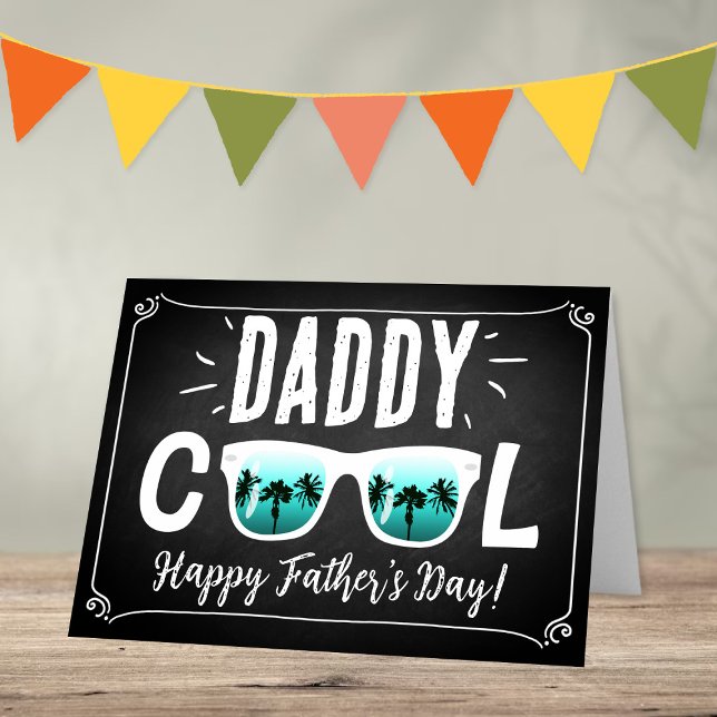 Daddy Cool Trendy Sunglasses Happy Father's Day Card (Creator Uploaded)