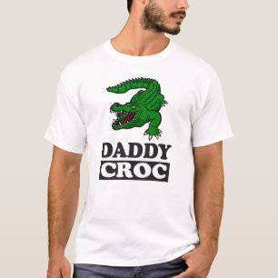 Daddy Crocodile T-Shirt Animal Dad Father Gift