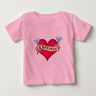 Daddy - Custom Heart Tattoo T-shirts & Gifts