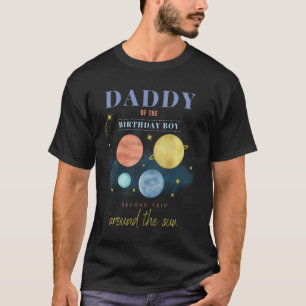 Daddy Dad 2nd Birthday Second Trip Around The Sun T-Shirt