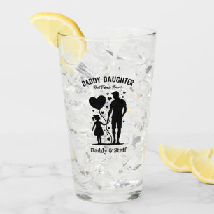 Daddy-Daughter Best Friend Forever - Custom Name Glass