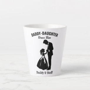 Daddy-Daughter Dance Team (2) Latte Mug
