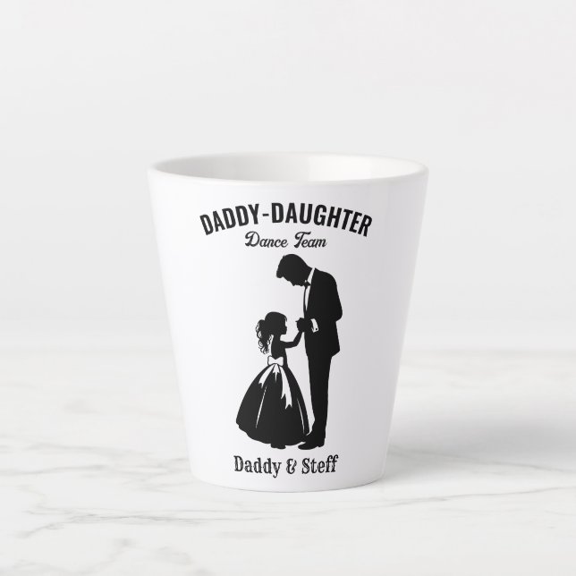 Daddy-Daughter Dance Team (2) Latte Mug (Front)