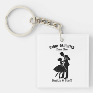 Daddy-Daughter Dance Team (4) T-Shirt Key Ring