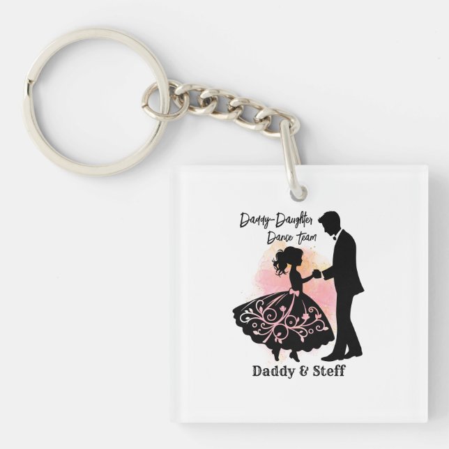 Daddy-Daughter Dance Team Key Ring (Front)