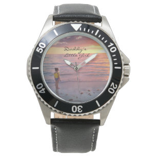 Daddy Daughter Photo Custom Watch