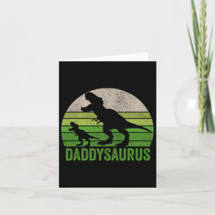 Daddy Dinosaur Daddy Funny Fathers Day Gift Card