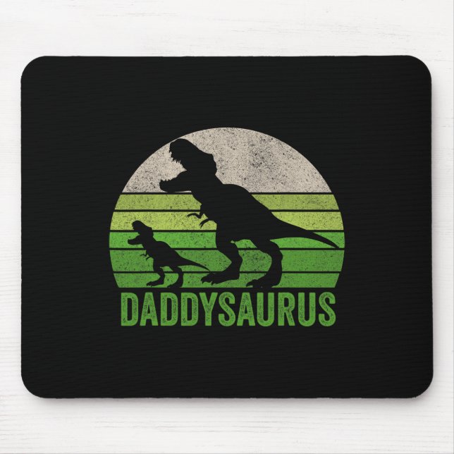 Daddy Dinosaur Daddy Funny Fathers Day Gift  Mouse Pad (Front)