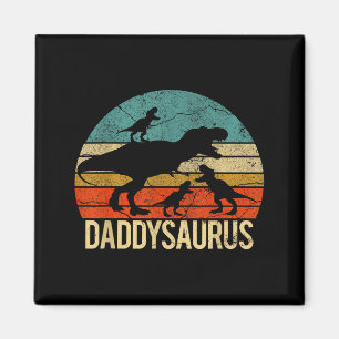 Daddy Dinosaur Daddysaurus 3 Three Kids Xmas Chris Magnet