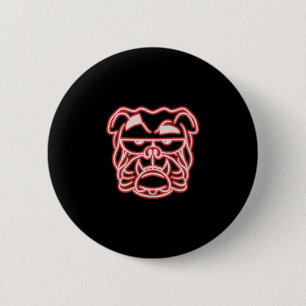Daddy Dog Mum Dogfather Dog Lover English Bulldog 6 Cm Round Badge