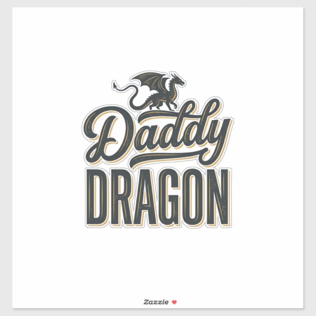 Daddy Dragon Vintage Engraving Shirt Design_1 (Sheet)