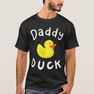 Daddy Duck Birthday Rubber Duck Lover Family Match T-Shirt