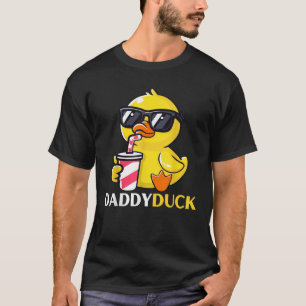 Daddy Duck Rubber Duck Birthday Party Family Match T-Shirt