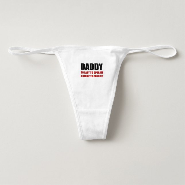 Daddy Easy To Operate Daughter Underwear (Front)