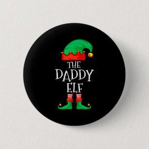 Daddy Elf Family Christmas Daddy Dad Father Elf Sw 6 Cm Round Badge