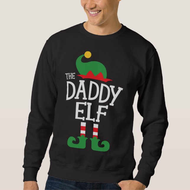Daddy Elf Family Christmas Matching Top (Front)