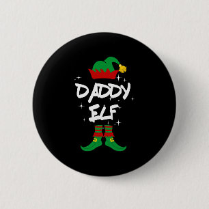 Daddy Elf Family Matching Christmas Outfit Gift 6 Cm Round Badge