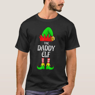 Daddy Elf Family Matching Group Xmas  Christmas T-Shirt