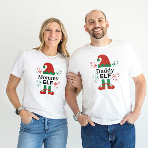 Daddy Elf Men's White Christmas T-Shirt
