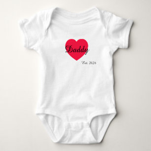 Daddy Est. 2026 Baby Bodysuit First Father's Day