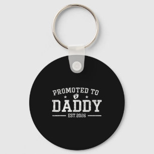 Daddy Est 2026 Daddy To Be New Dad 2026 T Shirt Key Ring