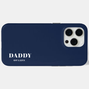 Daddy Est custom Navy Blue iPhone / iPad case