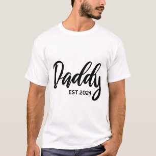 Daddy Established 2024 - Father's Day Gift T-Shirt