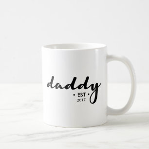 Daddy, Established, Year, Personalised Coffee Mug