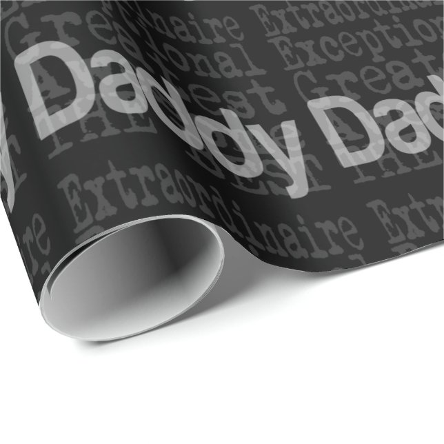 Daddy Extraordinaire Wrapping Paper (Roll Corner)