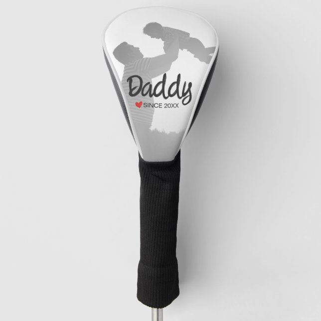 Daddy, first fathers day, first happy father golf head cover (Front)