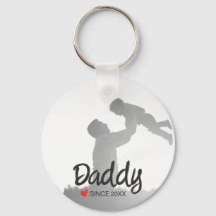 Daddy, first fathers day, first happy father key ring