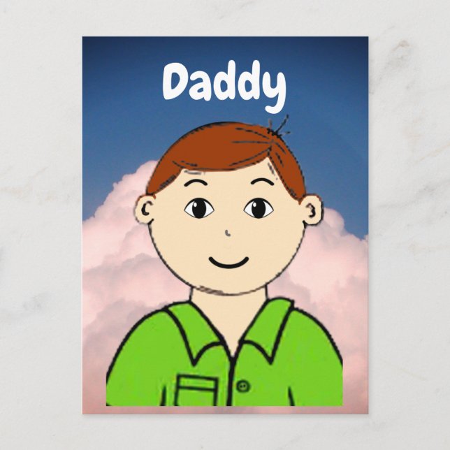 Daddy flash card (Front)