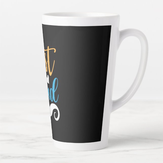 Daddy Gift Best Dad Latte Mug (Right)