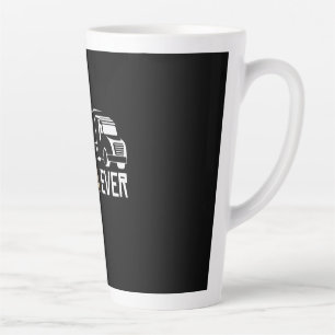 Daddy Gift Best Truckin Grumpa Ever Latte Mug