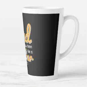 Daddy Gift Father To Me Latte Mug