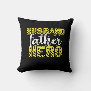 Daddy Gift Husband Father Hero Cushion