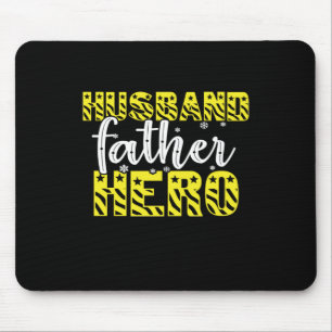 Daddy Gift Husband Father Hero Mouse Pad