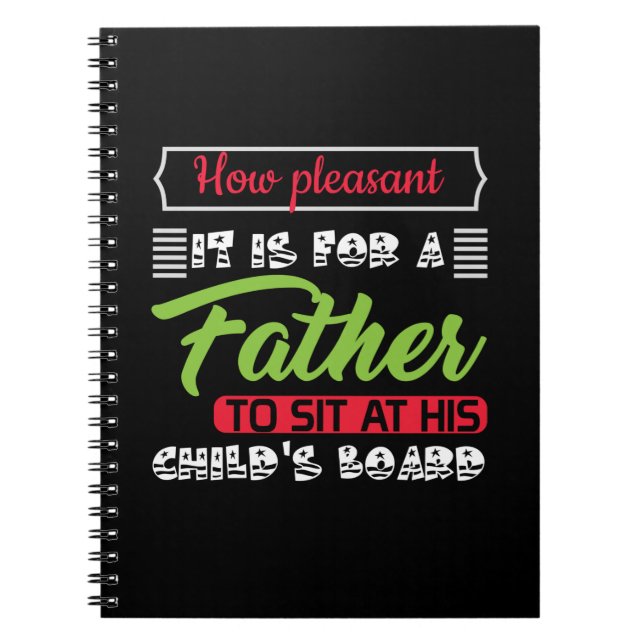 Daddy Gift It Is For A Father Notebook (Front)