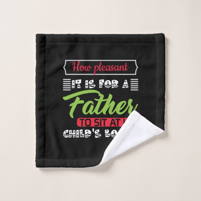 Daddy Gift It Is For A Father Wash Cloth (Wash Cloth)