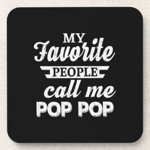 Daddy Gift My Favorite People Call Me Papa Coaster