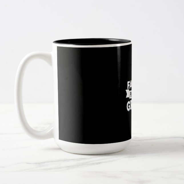 Daddy Gift My Favourite People Call Me Grumpy Two-Tone Coffee Mug (Left)