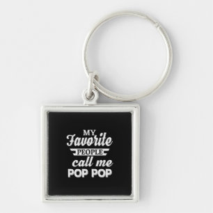 Daddy Gift My Favourite People Call Me Papa Key Ring