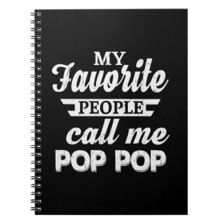 Daddy Gift My Favourite People Call Me Papa Notebook