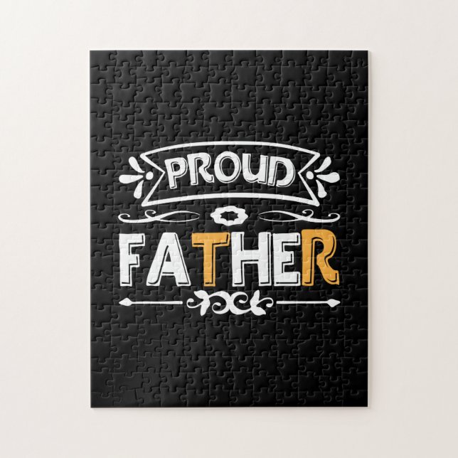 Daddy Gift Proud Father Jigsaw Puzzle (Vertical)