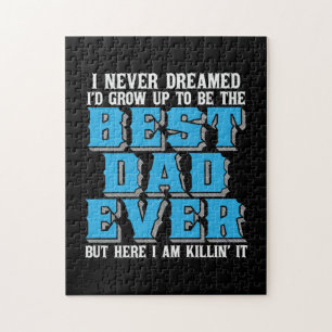 Daddy Gift Proud The Best Dad Ever Jigsaw Puzzle